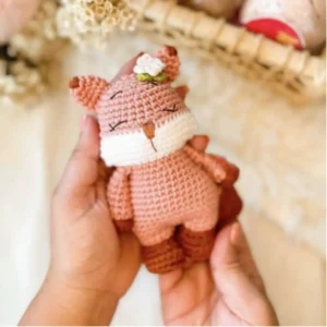 Receita Raposinha com Flor Amigurumi PDF
