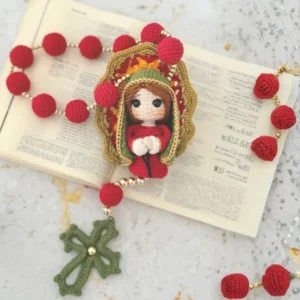 Receita Terço Nossa Senhora de Guadalupe Amigurumi PDF