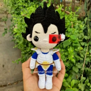 Receita Vegeta Dragon Ball Amigurumi PDF