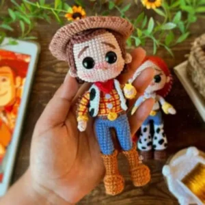 Receita Woody Toy Story Amigurumi PDF