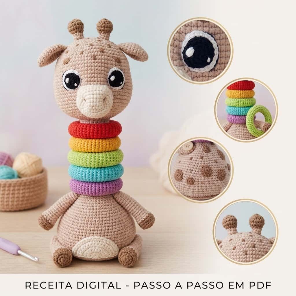 Girafinha Argolas Educativa - Imagem 2