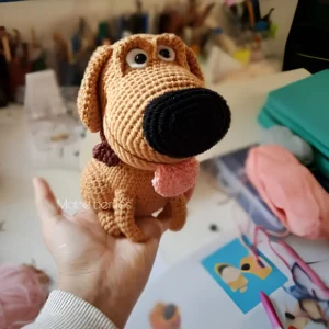 Receita Cachorrinho Marrom com Língua de Fora Amigurumi PDF