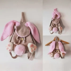 Receita Mochila Coelhinho em Crochê PDF