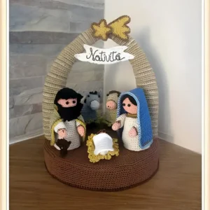Receita Presépio de Natal Amigurumi PDF – Kit 5 Personagens