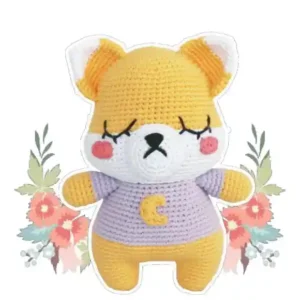 Receita Raposinha Fofa com Blusa Lilás em Amigurumi PDF