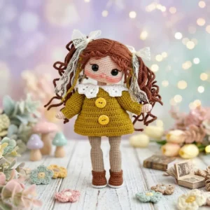 Receita Amigurumi em PDF: Boneca Mila
