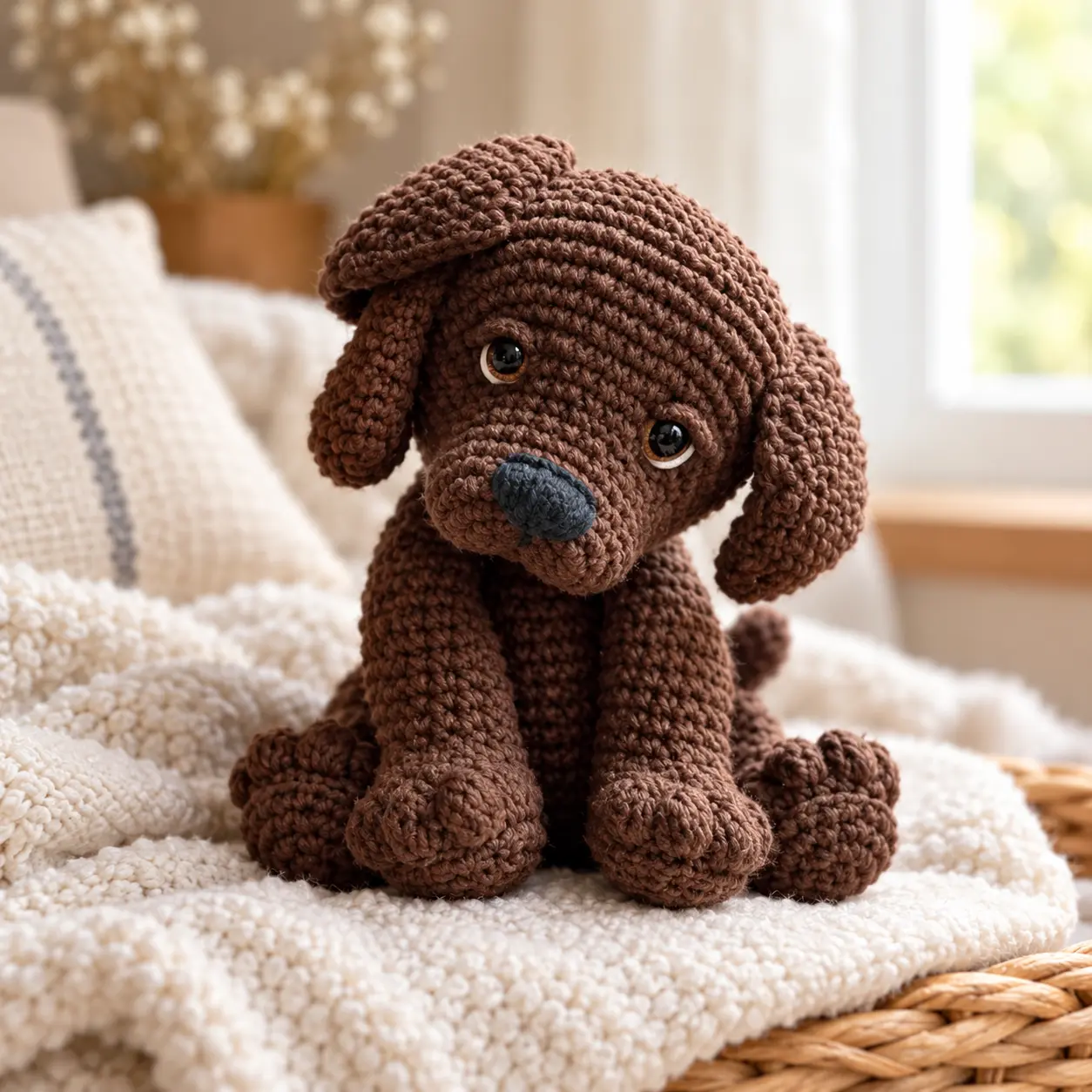 Receita Amigurumi em PDF: Cachorrinho Labrador