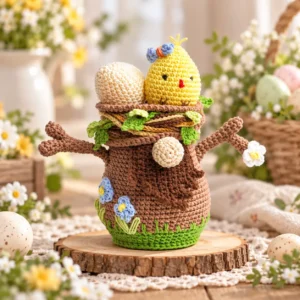 Receita Amigurumi em PDF: Gnomo Árvore