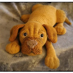 Receita Cachorrinho Deitado Amigurumi PDF