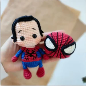 Receita Homem-Aranha com Máscara Amigurumi PDF