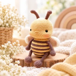 Receita Kit 2 Abelhinhas Amigurumi PDF