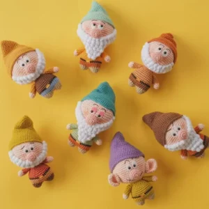 Receita Kit 7 Anões Amigurumi PDF